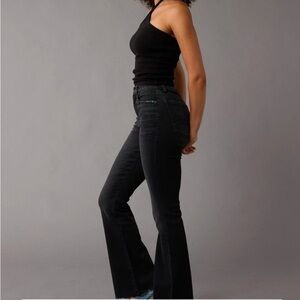 NWT AE Curvy Super High Rise Flare Jeans